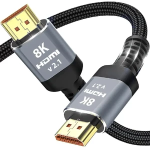 Кабель для монитора iLoungeMax Metal Braid Cable HDMI to HDMI 8K Ultra HD (2m)  - Фото 1
