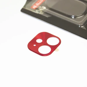 Червона захисна рамка для камери iPhone 11 iLoungeMax Metal Lens - Фото 3