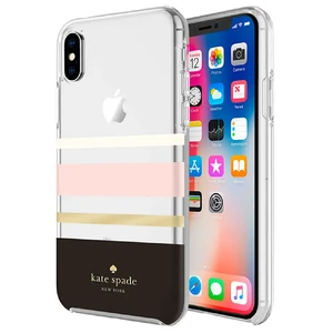 Чохол Kate Spade Flexible Hardshell Charlotte Stripes Black для iPhone X | XS - Фото 2