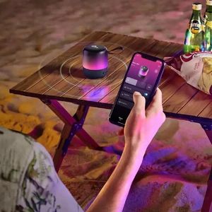 Компактна Bluetooth-колонка Anker Soundcore Glow Mini з динамічною підсвіткою та звуком на 360° - Фото 7