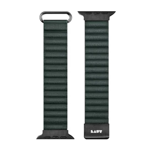 Кожаный ремешок Laut NOVI LUXE Pine Green для Apple Watch 41mm | 40mm | 38mm - Фото 2