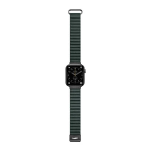Кожаный ремешок Laut NOVI LUXE Pine Green для Apple Watch 41mm | 40mm | 38mm - Фото 3