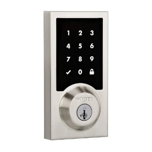 Умный беспроводной замок Kwikset | Weiser Premis Touchscreen Smart Lock Satin Nickel - Фото 2
