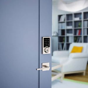 Умный беспроводной замок Kwikset | Weiser Premis Touchscreen Smart Lock Satin Nickel - Фото 5