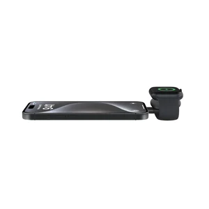 Док-станція MagSafe Belkin 3-в-1 BoostCharge Pro Charging Pad Black 15W з Qi2 для iPhone | Apple Watch | AirPods - Фото 4