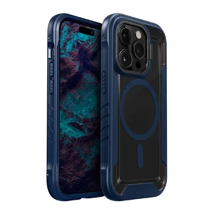 Противоударный чехол Laut CRYSTAL MATTER 3 Compatible with MagSafe Marine Blue для iPhone 14 Pro L_IP22B_CM3_BL - Фото 1