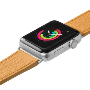 Кожаный ремешок Laut Milano Ochre для Apple Watch Ultra 49mm | 45mm | 44mm | 42mm - Фото 2
