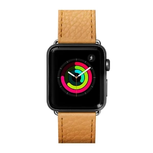 Кожаный ремешок Laut Milano Ochre для Apple Watch Ultra 49mm | 45mm | 44mm | 42mm LAUT_AWL_ML_BR - Фото 1