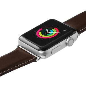 Кожаный ремешок Laut Oxford Espresso для Apple Watch Ultra 49mm | 45mm | 44mm | 42mm - Фото 2
