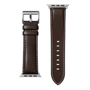 Кожаный ремешок Laut Oxford Espresso для Apple Watch Ultra 49mm | 45mm | 44mm | 42mm - Фото 3