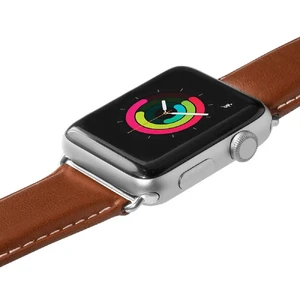 Кожаный ремешок Laut Oxford Tobacco для Apple Watch Ultra 49mm | 45mm | 44mm | 42mm - Фото 2