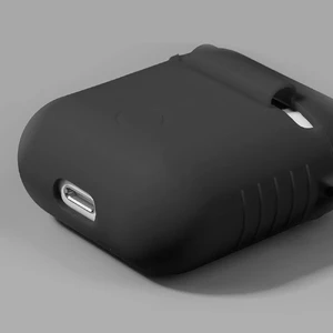 Силиконовый чехол Laut Pod Black для Apple AirPods - Фото 4
