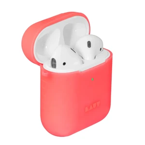 Силіконовий чохол Laut POD NEON Electric Coral для Apple AirPods L_AP_PN_R - Фото 1