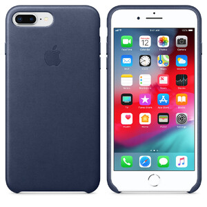 Купить Кожаный чехол iLoungeMax Leather Case Midnight Blue для iPhone 7 Plus | 8 Plus OEM