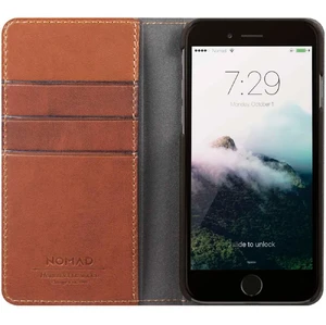 Шкіряний фліп-чохол Nomad Leather Folio Rustic Brown для iPhone SE 3 | SE 2 | 8 | 7 - Фото 4