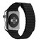 Ремешок Apple Leather Loop Black Large (MJY62 | MQV82) для Apple Watch Ultra 49mm | 45mm | 44mm | 42mm - Фото 2