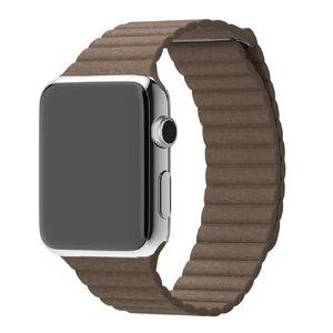 Ремінець Apple Leather Loop Light Brown Medium (MJ522) для Apple Watch Ultra 49mm | 45mm | 44mm | 42mm MJ522 - Фото 1