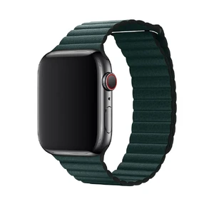 Ремінець iLoungeMax Leather Loop Forest Green для Apple Watch Ultra 49mm | 45mm | 44mm | 42mm  OEM  - Фото 1