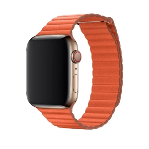 Ремешок iLoungeMax Leather Loop Orange для Apple Watch Ultra 49mm | 45mm | 44mm | 42mm  OEM  - Фото 1