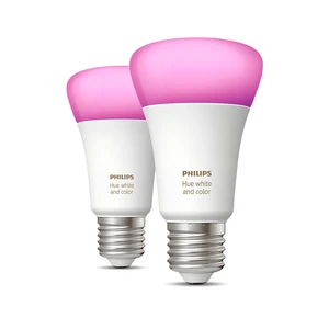 Умная LED лампочка Hue White & Colour Ambiance E27 HomeKit (2 шт.) B07QV9XB87 - Фото 1