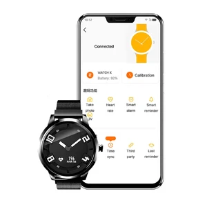 Гібридні смарт-годинник Lenovo Watch X Black - Фото 6
