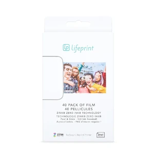 Фотопапір Lifeprint Photo Film 3x4.5 (40 шт)  - Фото 1
