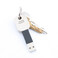 Брелок-кабель oneLounge KeyCharge Lightning для зарядки iPhone/iPad/iPod Черный  - Фото 1