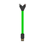 Кабель LiteWire Green micro-USB + Lightning to USB