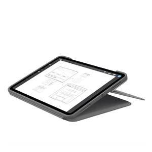 Чехол-клавиатура с тачпадом Logitech Combo Touch Keyboard Oxford Grey для iPad Air 5 M1 | 4 (2022 | 2020) - Фото 2