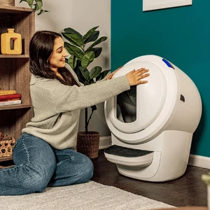 Защитный экран для самоочищающегося лотка Whisker Litter-Robot 4 Shield White - Фото 2