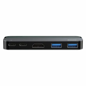 Хаб Type-C для MacBook Pro | Air Baseus Transparent Series Type-C Multifunctional Hub - Фото 3