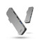 Хаб USB-C для iPad Pro 11" | 12.9" | Air 4 WIWU T5 (5 в 1) Gray 695781551527 - Фото 1