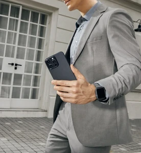 Противоударный чехол Pitaka MagEZ Case 4 Twill 600D Black/Grey для iPhone 15 Plus - Фото 8