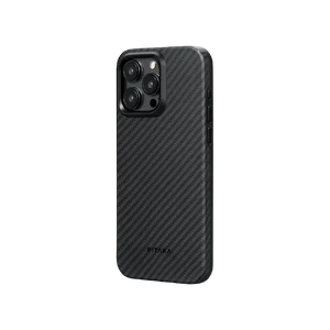 Протиударний чохол Pitaka MagEZ Case Pro 4 Twill 1500D Black/Grey для iPhone 15 Pro - Фото 2