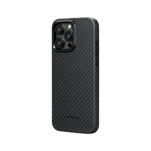 Протиударний чохол Pitaka MagEZ Case Pro 4 Twill 1500D Black/Grey для iPhone 15 Pro Max - Фото 2