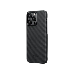 Противоударный чехол Pitaka MagEZ Case 4 Twill 600D Black/Grey для iPhone 15 Pro - Фото 2