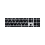 Клавіатура Apple Magic Keyboard with Touch ID and Numeric Keypad Black Keys US English (MMMR3)