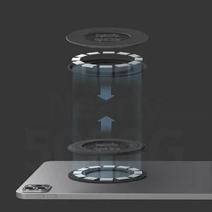 Магнитный держатель (стикер MagSafe) Nillkin SnapHold Plus & SnapLink Plus Gray для планшета/iPad - Фото 6