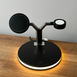 Док-станция MagSafe iLoungeMax Magnetic Wireless Charger 3 in 1 Black для iPhone | Apple Watch | AirPods - Фото 7