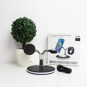Док-станция MagSafe iLoungeMax Magnetic Wireless Charger 3 in 1 Black для iPhone | Apple Watch | AirPods - Фото 8