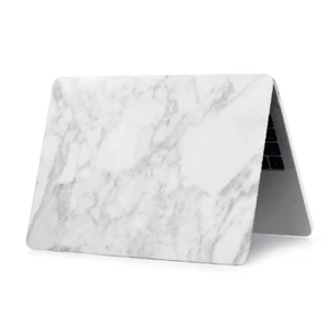 Мраморный чехол iLoungeMax Marble White | White для MacBook Pro 16" (2019) - Фото 2