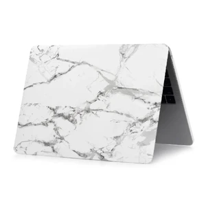 Мраморный чехол iLoungeMax Marble White | Gray для MacBook Air 13" (M1 | 2020 | 2019 | 2018) - Фото 2