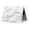 Мраморный чехол iLoungeMax Marble White | Gray для MacBook Air 13" (M1 | 2020 | 2019 | 2018)