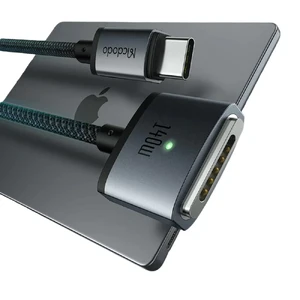 Зарядный кабель Mcdodo Flash Magnetic Cable USB-C to Magsafe 3 with LED 140W (2m) - Фото 5