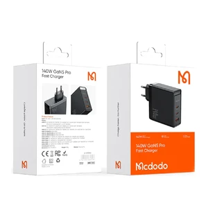 Швидкий зарядний пристрій McDodo Fast Charger GaN 5 Pro Dual USB + Type-C 140W - Фото 2