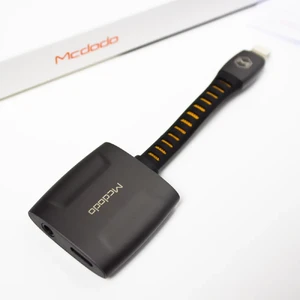 Адаптер Mcdodo Lightning to Lightning | AUX 3.5mm Audio + Charge - Фото 2