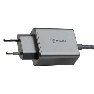 Быстрая GaN зарядка AyraTec Infinity Charger 65W 3xUSB-C + 2 x Lightning + Micro-USB  - Фото 1