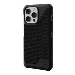 Противоударный чехол UAG Metropolis LT for MagSafe Series Kevlar Black для iPhone 14 Pro - Фото 2
