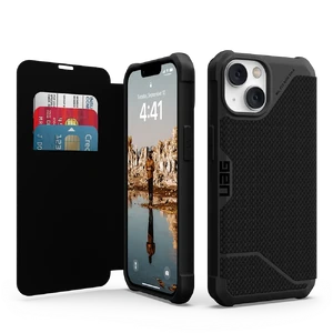 Чехол-книжка UAG Metropolis Series Kevlar Black для iPhone 14 Plus - Фото 3