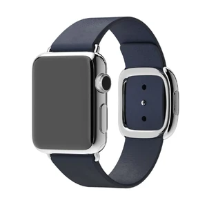 Ремешок Apple Modern Buckle Midnight Blue Large (MJ5D2) для Apple Watch 41mm | 40mm | 38mm MJ5D2 - Фото 1